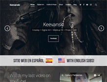 Tablet Screenshot of keevanski.com